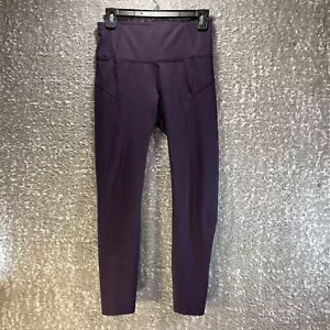 Layer8 Small Purple Qwick Dry Leggings Capri Athletic Women Polyester 25X24 - Picture 1 of 10