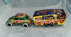 Matchbox VW Beetle & Trailer As Happy Halloween It’s A Custom Real Riders - Picture 1 of 15