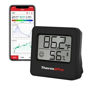ThermoPro TP357W Digital Hygrometer Indoor Bluetooth Thermometer Humidity Meter