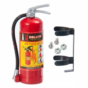 Neuf Feu Extincteur for Axial SCX10 1/8 1/10 Rock Robots Plastique Echelle - Photo 1/11