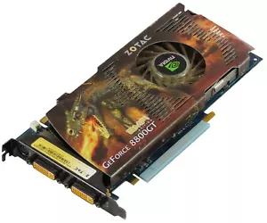 Zotac Nvidia GeForce 8800 GT 512MB ZT-88TES3P-FCP PCIe X16 - Picture 1 of 2