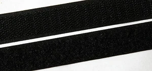Klettband 6m Schwarz klebend Klettverschluss Klettverschlussband Klettklebeband - Bild 1 von 2