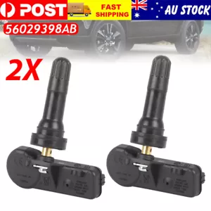 2X TPMS Tire Pressure Sensor For Jeep Wrangler Grand Cherokee 11-16 56029398AB - Picture 1 of 12