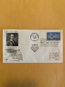 1958 FDC 200 Anniversary of the Occupation of Fort Duquesne By General Forbes - Picture 1 of 1