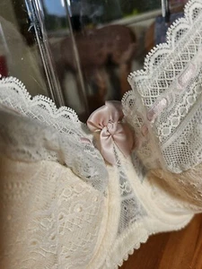Lipsey Liliana Bra 34 H, New, Nude, Lace Effect, Full Cup, BNWT'S, Pretty - Picture 1 of 10