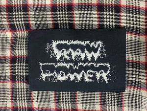 Raw Power zum Selbermachen Patch-Punk Kruste schwarze Flagge übrig gebliebener Riss Oi - Bild 1 von 1