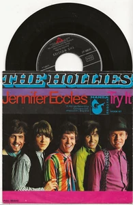 THE HOLLIES JENNIFER ECCLES 1968 SINGLE FROM GERMANY, FABULOUS PICTURE SLEEVE! - Picture 1 of 2