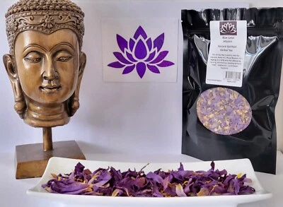 BLUE LOTUS BOUTIQUE New 2025 Natural Herbal 28g Blue Lotus Loose Petals Tea UK
