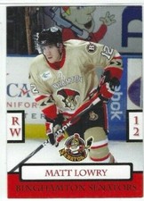 2009-10 Binghamton Senators (AHL) Matt Lowry