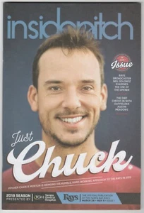 TB Rays Inside Pitch Magazine 2019 Issue #1 "Just Chuck" Charlie Morton W/Sched - Picture 1 of 2