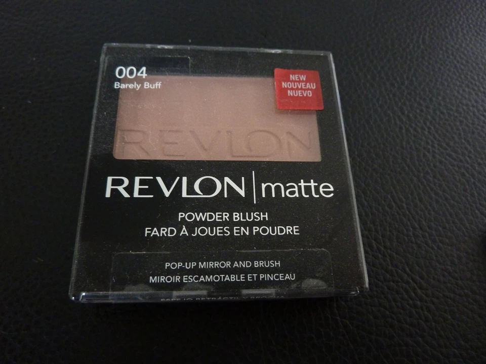 Revlon Matte Powder Blush w/ Pop Up Mirror - BARELY BUFF #004 - Brand New/Sealed - Image 1 of 1