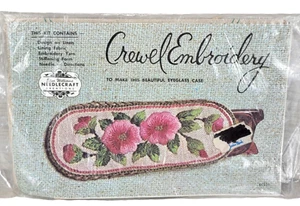 Nuovo kit custodia vetro occhi ricamo Crewel Elsa Williams Needlecraft KC231 - Foto 1 di 4