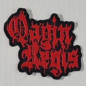 QAYIN REGIS Shaped Band Logo SMALL PATCH Embroidered - Picture 1 of 6