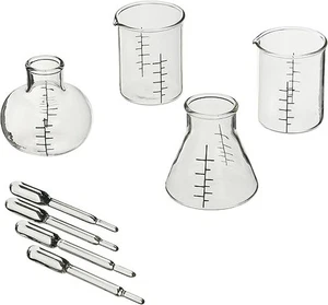 ThinkGeek Laboratory Shot Glasses (Set of 4) - 2012 - NEW - Picture 1 of 6