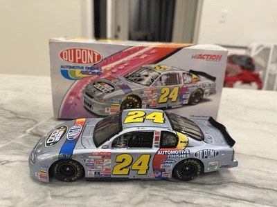 Jeff Gordon 2000 DuPont Nascar 1/24 Diecast Silver Action Chevy #24 Foto 1 de 4