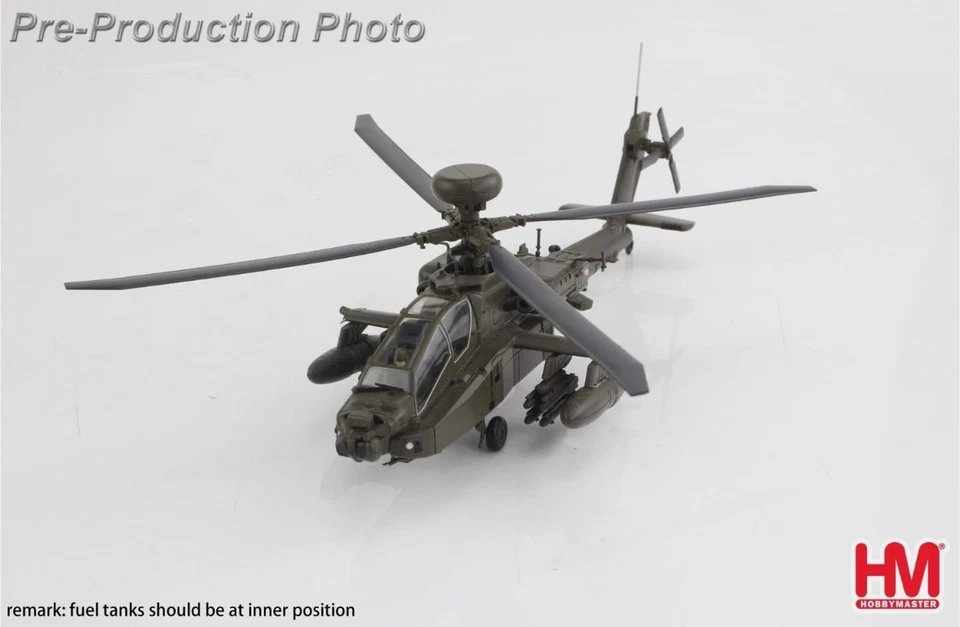 HOBBY MASTER HH1220  1/72 AH-64E Apache Echo Army Air Corps Middle Wallop - Image 1 of 4