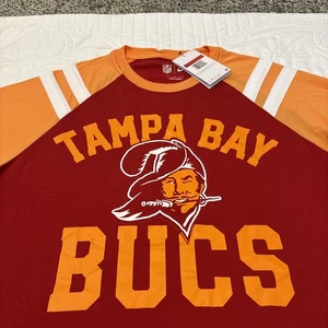 Nike Tampa Bay Buccaneers Retro Creamsicle NFL Long Sleeve Raglan Shirt Large - Picture 1 of 8