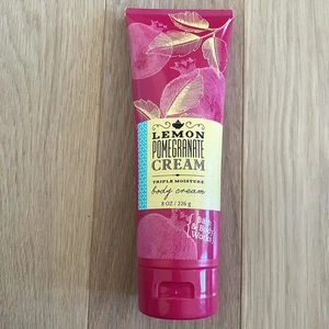 Bath & Body Works Lemon Pomegranate Cream Triple Moisture Body Cream 8oz New - Picture 1 of 3