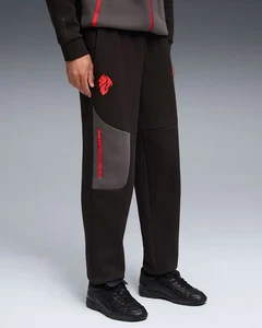 Ac Milan Puma Pantaloni tuta Pants Nero Cotone 2025 26 PUMATECH - Foto 1 di 12