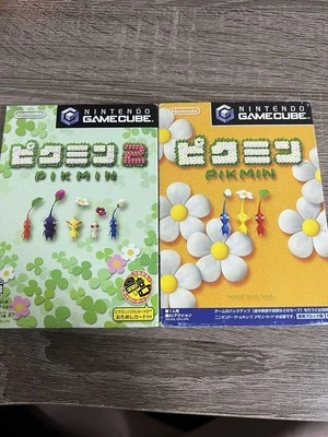 Pikmin 1 & 2 Nintendo GameCube Japan ver Cartridge with Case and Manual used - Image 1 of 3