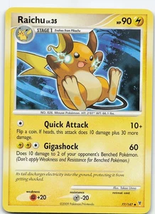 Raichu 77 Pokémon non comune holo Supreme Victors quasi nuovo/LP - Foto 1 di 2