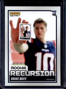 2024 Panini Instant Drake Maye ROOKIE RECURSION 1/501 SP Patriots #RREC-12 RC 🔥 - Picture 1 of 2