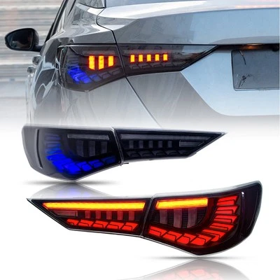 Luz trasera LED para Nissan Sentra Sylphy Pulsar 2019-2021 lámparas animación azul Foto 1 de 4
