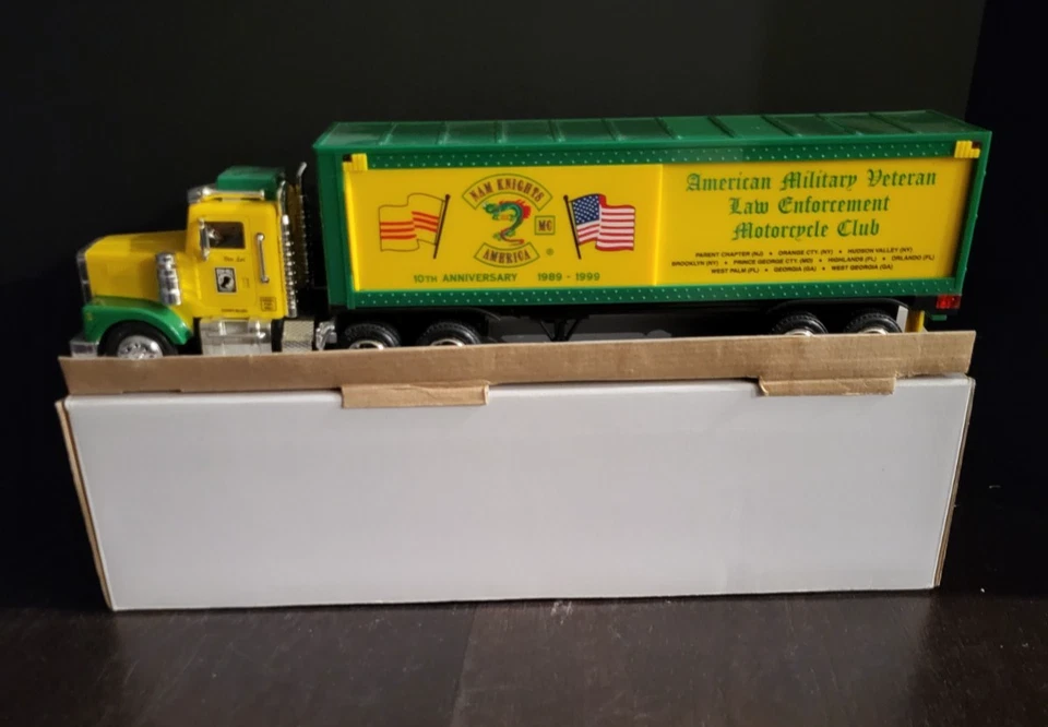 American Military Veteran Law Enforcement Club DIE CAST 1:64 Taylor Truck 1997 - Image 1 of 4