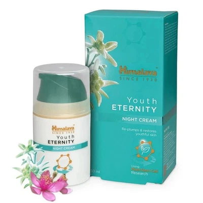 Himalaya Youth Eternity Night Cream 50ml Visible Reduction Fine Lines & Wrinkles - Image 1 of 4