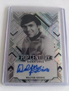 2022 Leaf Metal Pop Century Silver 28/30 Walter Koenig Auto 2023 Star Trek RARE - Bild 1 von 5