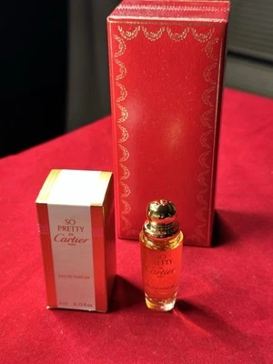 So Pretty De Cartier Para Mujer 0.13 OZ Eau de Parfum Splash Mini RARO Foto 1 de 4