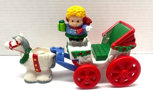 Fisher Price Little People Christmas Tree Lighting in Discovery Park Cart Horse - Picture 1 of 4