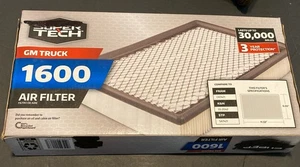 Super Tech Air filter 1600 Last Up To 30,000 Miles Brand New Free Shipping - Imagen 1 de 2