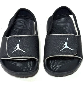NIKE NIÑOS AIR JORDAN SANDALIAS HIDRO NEGRAS, NIÑO PEQUEÑO 7C - Imagen 1 de 5