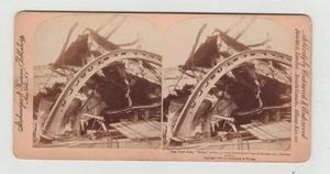 De colección Stereoview Near View Naufragio del acorazado de Maine Puerto de La Habana - Imagen 1 de 1