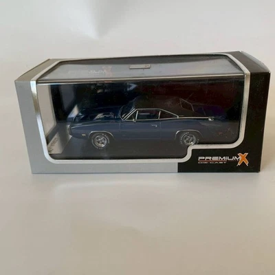 PREMIUM X 1/43 Dodge Charger DODGE CHARGER 500 1970 Blue [PRD389J Mini Car/T-41 - Image 1 of 4