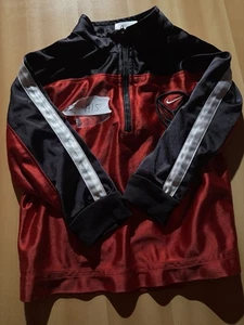 Nike Kinder Pullover 2 rot schwarz Quarter Zip Activewear Sportpullover - Bild 1 von 7