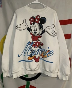 Vintage Disney Mickey Unlimited Minnie Mouse Sweatshirt XL Rundhals 90er - Bild 1 von 10
