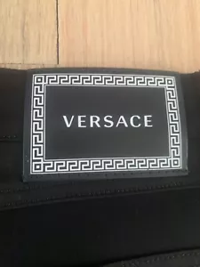VERSACE Satin & stretch skinny ankle zip jeans size 27 - Picture 1 of 6