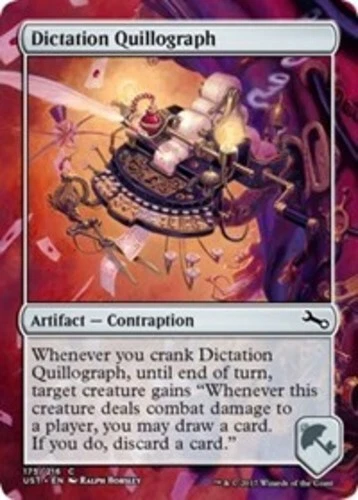 Dictation Quillograph ~ Near Mint Unstable MTG Magic UltimateMTG Artifact Card - Image 1 of 1