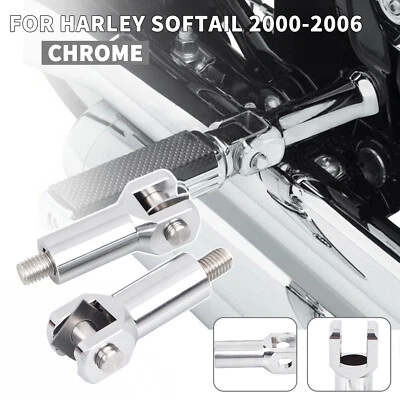 Kit de montaje de clavija trasera para Harley Heritage Softail Classic Deluxe Deuce 00-06 Foto 1 de 4