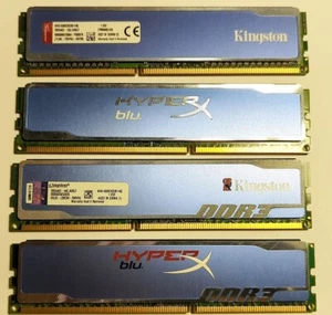 KINGSTON HYPERX BLU KHX1600C9D3B1/4G 16GB (4x 4GB) DDR3-1600 RAM PC3-12800U - Bild 1 von 1