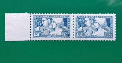 FRANCE 1928 RARE MINT SINKING FUND PAIR Cat €435 TYPE I and II - VF MOUNTED MINT - Image 1 of 2
