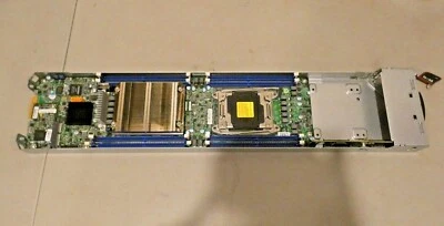 SUPERMICRO Blade Server MICROBLADE MBI-6128R-T2 Intel Xeon 8 Core 2.4GHZ SR206 - Image 1 of 4