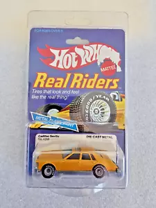 Hot Wheels VINTAGE 1983 Real Riders Cadillac Seville Gold w/ Gray Hubs No. 4356 - Picture 1 of 24