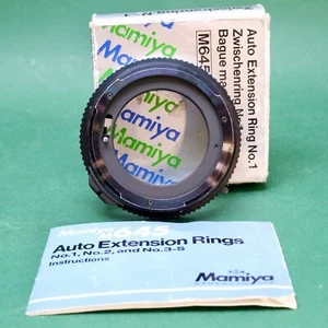 Mamiya M645 Auto Extension Ring No.1 for 645 Super PRO TL M645J 1000s 645E Boxed - Picture 1 of 7