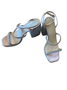 Betsey Johnson Jany Rhinestone Heels 8.5 Prom Wedding Style Store Sample - Picture 1 of 15