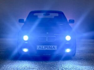 Black BMW 5-Series Alpina Tuned WORKING Light 1/18 Scale Diecast EXCLUSIVE MCG