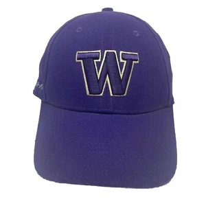 Nike Legacy 91 Dri Fit Washington Huskies Correa Trasera Sombrero BB Para Hombres Púrpura Informal - Imagen 1 de 8