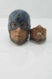 Custom Captain America 1/6 Head Sculpt for Hot toys Steve Rogers Muscular Body - Picture 1 of 6